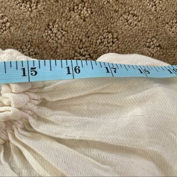 Dylan Semi-Sheer Cotton Sequin Peasant Top Size XS NWOT - Picture 15 of 16